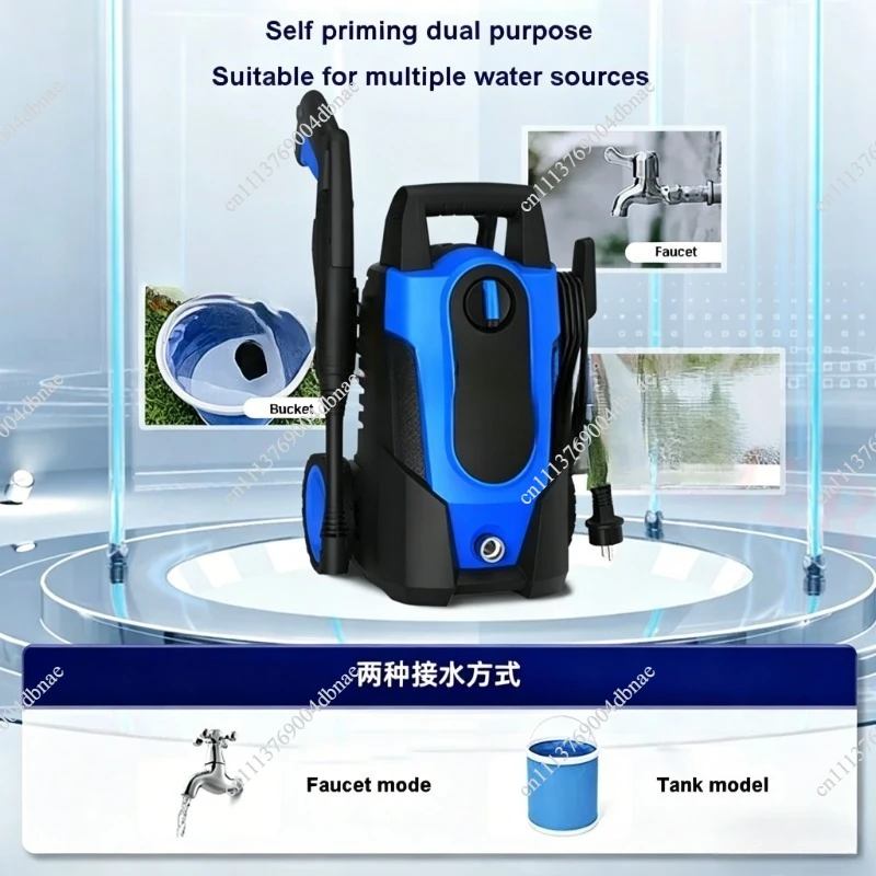 Car Washing Machine 220V 1400W High Pressure Car Washer Multifunction Pressure Washer 105bar Car Wash Pump with Water Gun