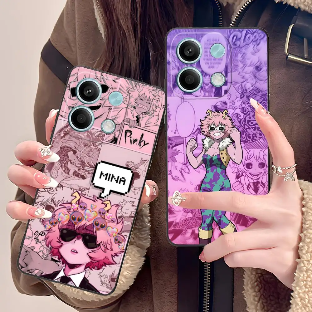 

My Hero Academia Mina Phone Case for POCO M6 M5 M4 M3 X7 X6 X5 X4 X3 F6 F5 F4 Pro GT 5G Colour Printing Protective Cover Pretty