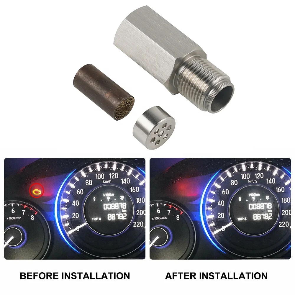 Automotive Oxygen Sensor Adapter Fixed Catalytic Network Oxygen Sensor Interval Car Inspection Engine Light Catalytic Converter