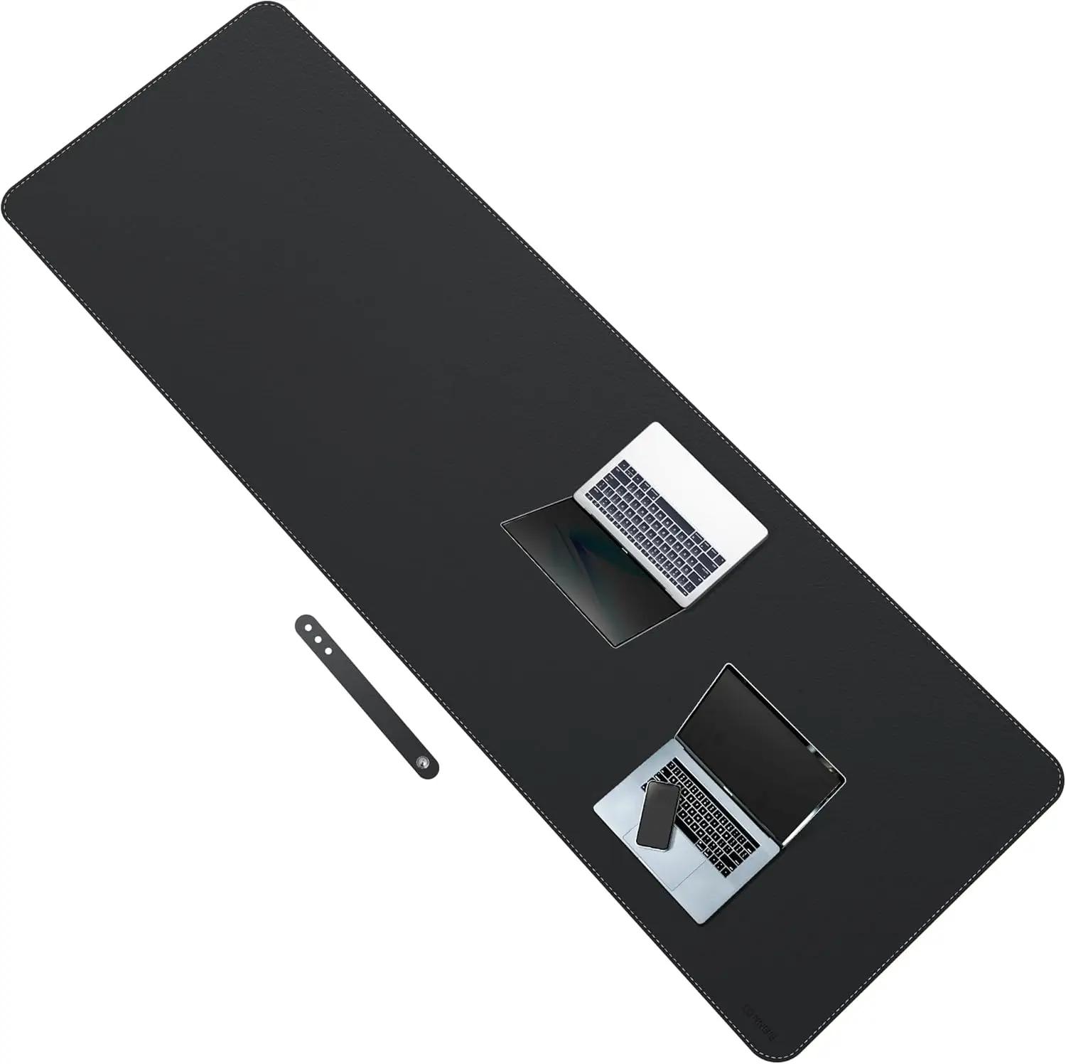 

Leather Desk Mat Protector, Xxxxxl 78.7"" X 27.5"" Extra Large Leather Office Desk Pad Mat For Full Desk, Computer Desk Mat On