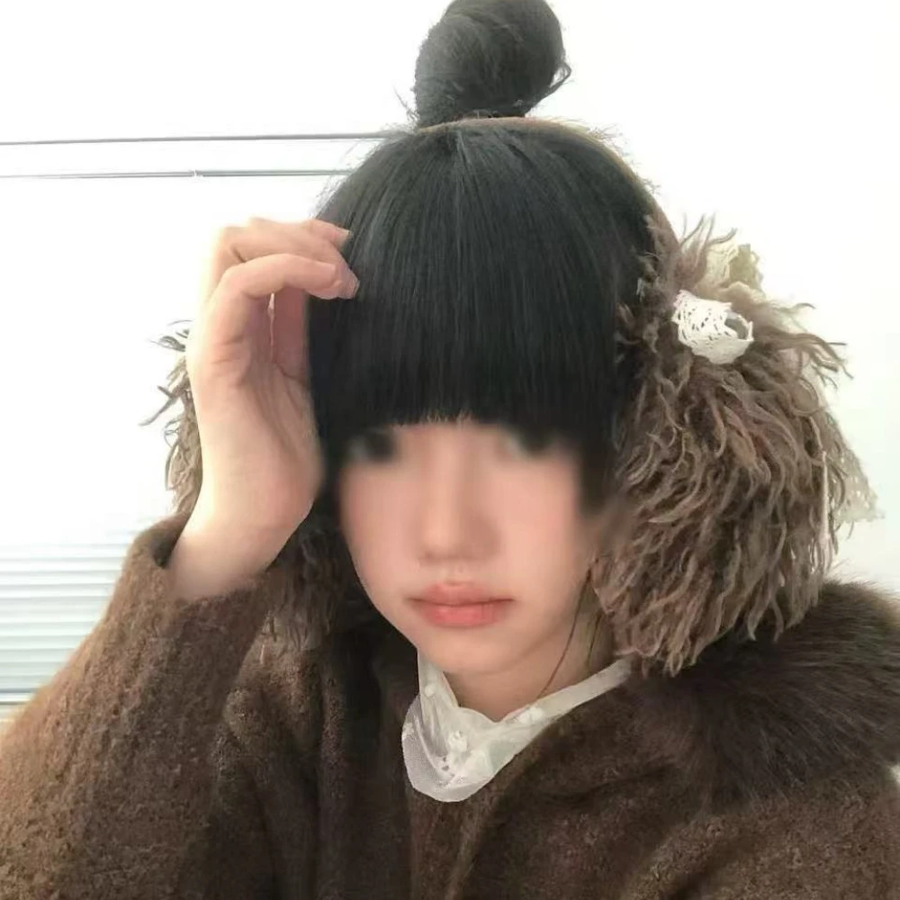 الشتاء المراهقات لطيف القوس شرابة غطاء للأذنين الكورية Ins Meilad نمط طالب غطاء للأذنين Kawaii الدافئة الدراجات في الهواء الطلق الأذن أدفأ #5