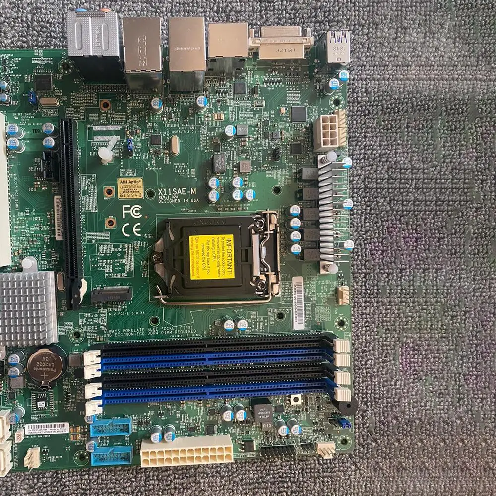 

Высокостабильный чипсет C236 X11SAE-M для процессоров Xeon E3-1200 v5/v6 6-го/7-го поколения, а также серий Core i7/i5/i3