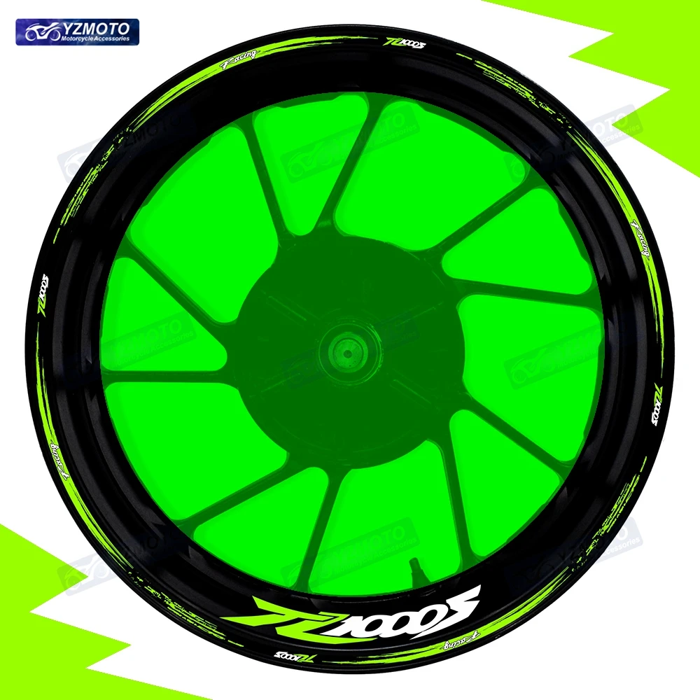 

For TL1000S TL 1000 S Motorcycle 17 Inch Front And Rear Wheel Sticker Hub Decal Reflective Waterproof Decorative Rim Stickers