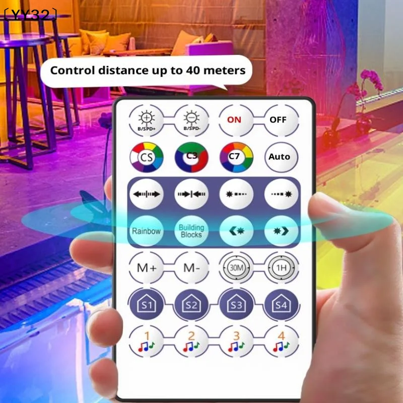 Controller Bluetooth Music APP Control For Pixel LED Strip Light SK6812 WS2811 WS2812 Tape Lights USB 5V Remote Control〔YY32〕
