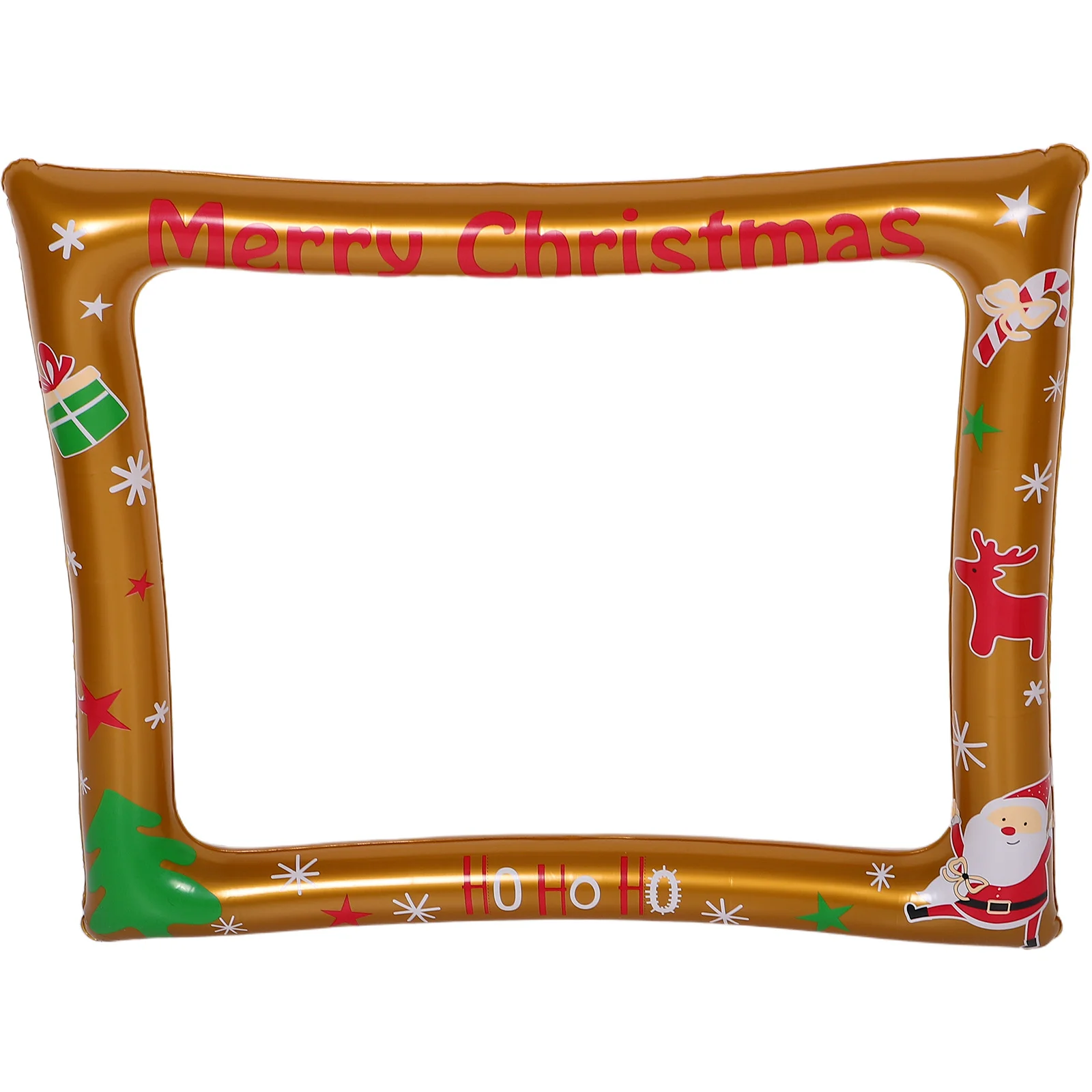 

Inflatable Christmas Photo Frame Prop Festive Holiday Party Decoration Family Event New Year Photo Booth Photobooth Party Props