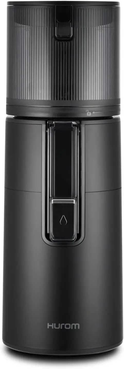 H400 Easy Clean Slow Juicer, Matte Black Hands Free  Hopper Fits Whole Produce  Quiet Motor  Scrub Free Cleaning  BPA Free