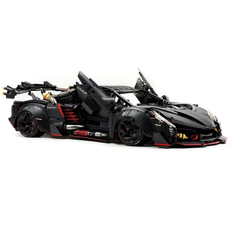 3809PCS Technical 1:8 Sport Supercar Building Blocks Mechanical Speed Racing Vehicle Model Construction Bricks Toys For Kid MOC