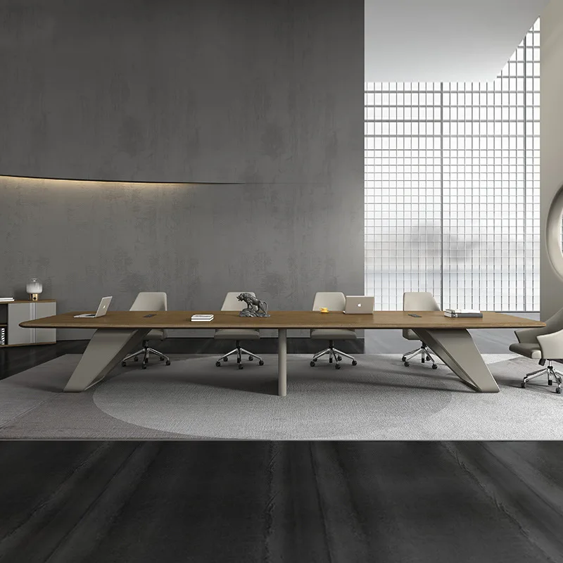 Luxury office furniture, conference table, large conference room, reception and negotiation