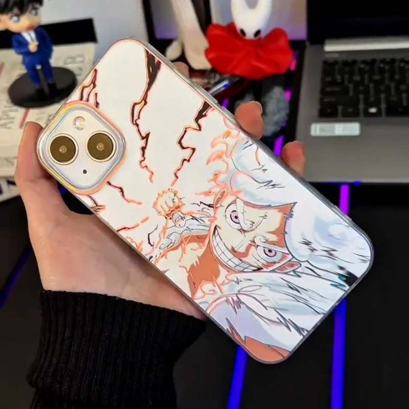 One Piece Luffy Gear 5 iPhone Case for 11 12 13 14 15 16 17 Pro Max