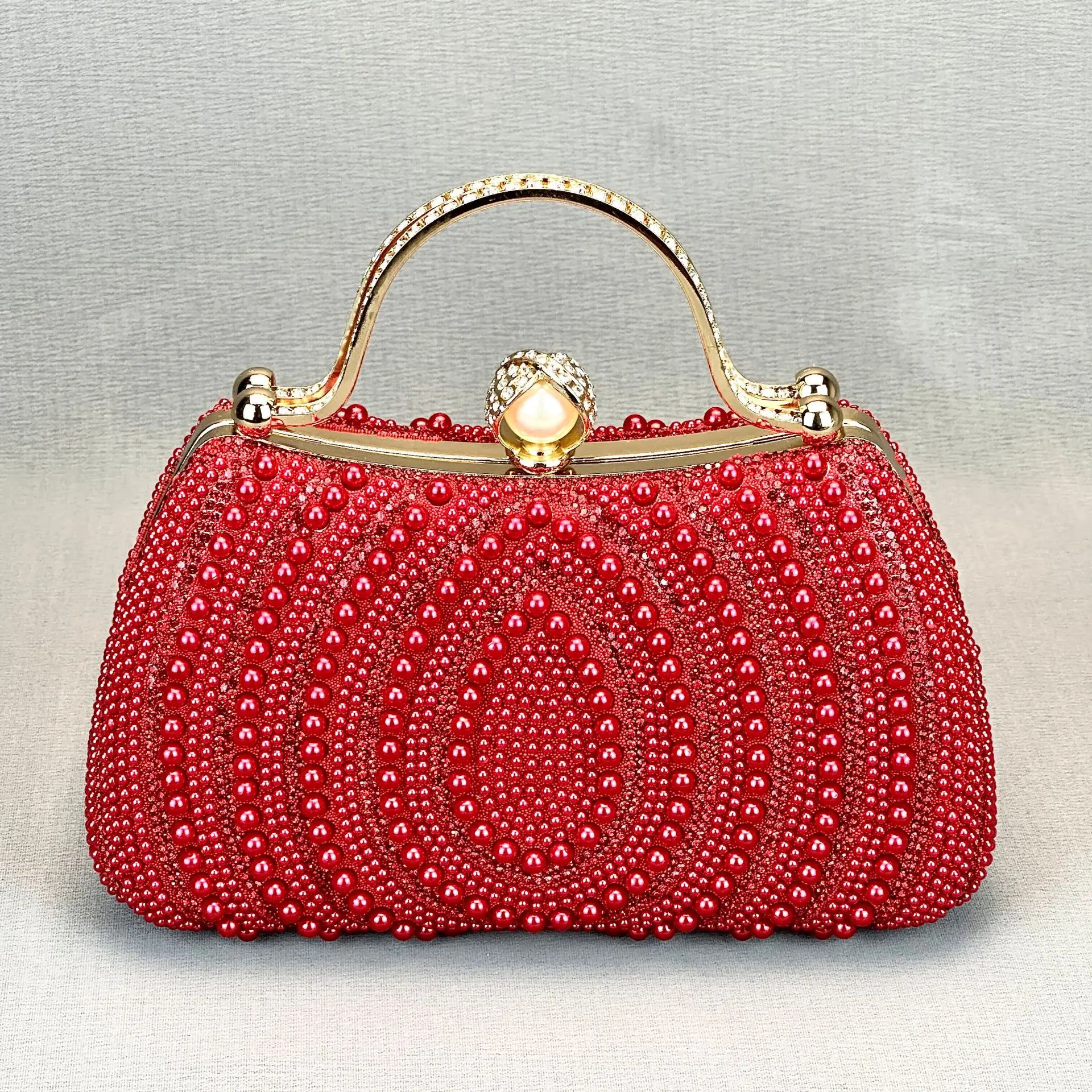 

Портативная сумка-мессенджер с жемчугом и каплями воды, женская сумка через плечо со стразами, светская вечерние сумка для ужина, легкая роскошная сумка