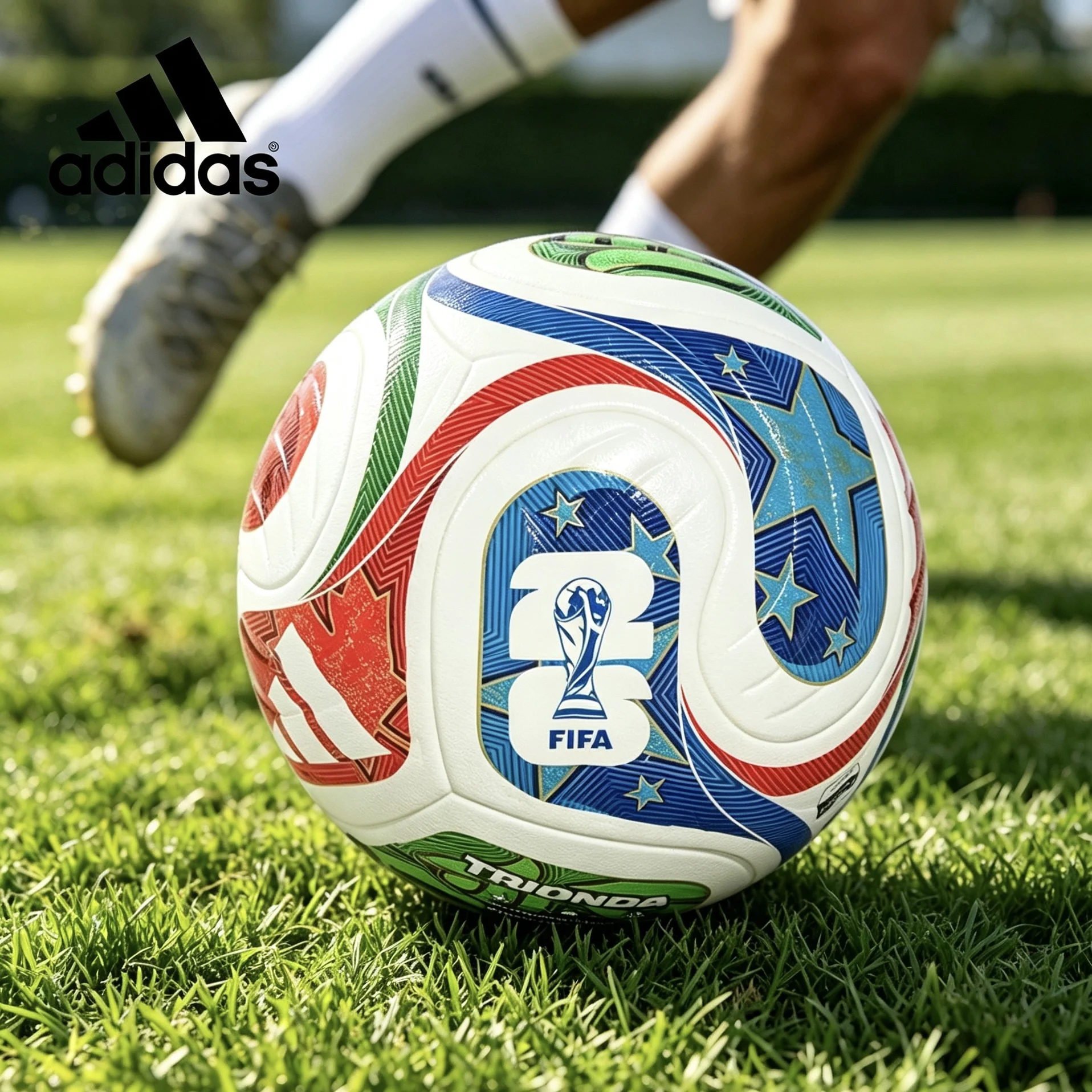

Adidas sports training practical and durable match ball for both men and women, machine sewn anti slip football JD8021