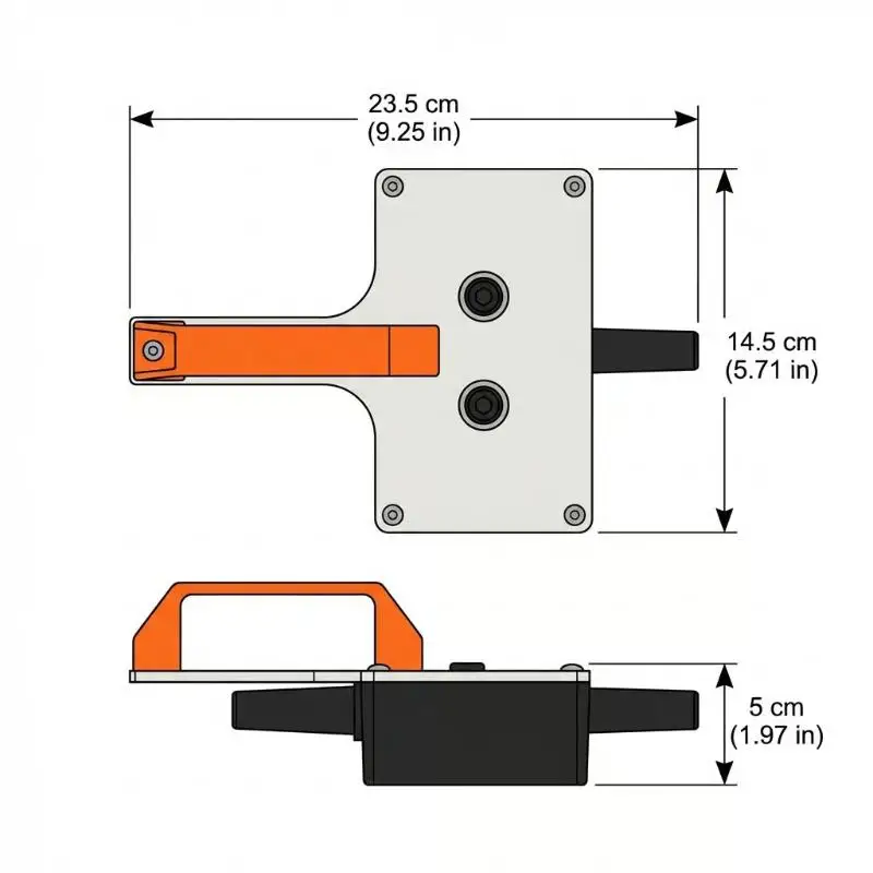 Heavy Duty Handheld Wire Puller Electrician Wiring Tool for Efficient Cable Routing in Tight Spaces