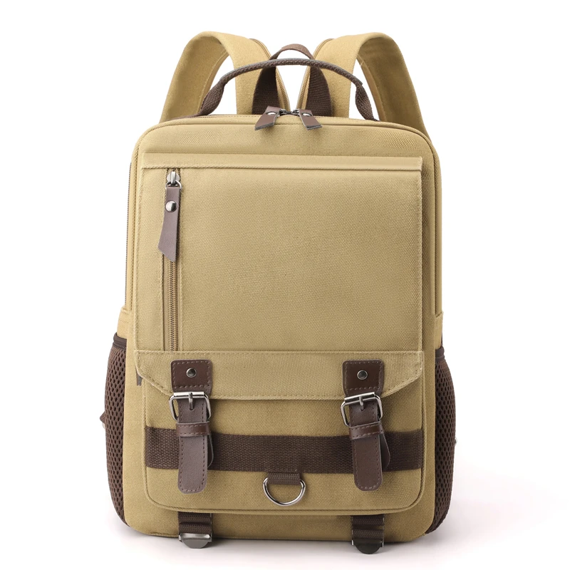 

Multifunction Men's Backpack Laptop Knapsack Bags Boys Canvas Schoolbag Travel Male Travel Shoulder Bag,A4 can be loaded