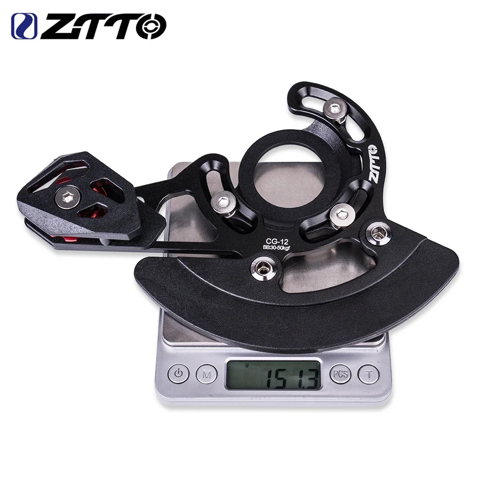 ZTTO 101112 دراجة سلسلة واحدة دليل سلسلة حامي CNC عجلة بكرة استقرار قطرة الماسك BB جبل 1X نظام ل FR DH AM #1