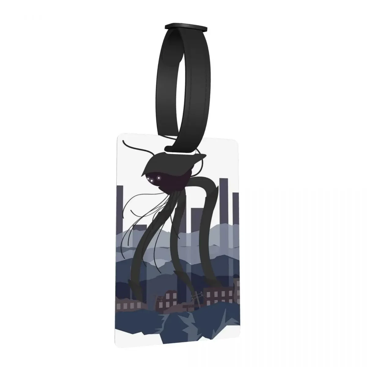 

Война мира, марсианский штатив, багажные бирки, аксессуары для чемодана, модный багаж, посадочная бирка, держатель этикетки, идентификационное имя, адрес