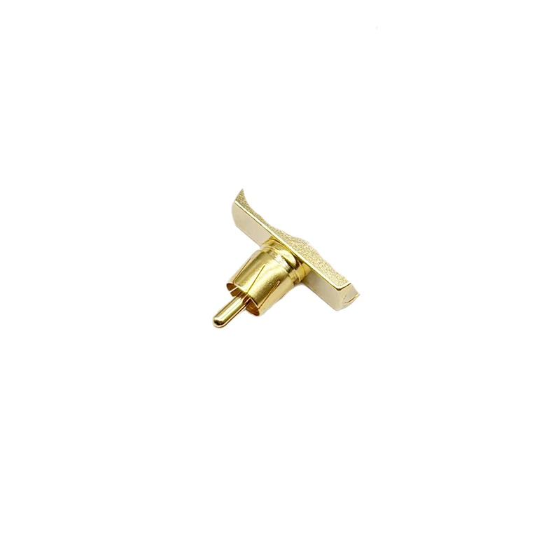 

1PC Gold Plated Copper AV Audio Splitter Plug RCA Adapter 1 Male to 2 Female Connector