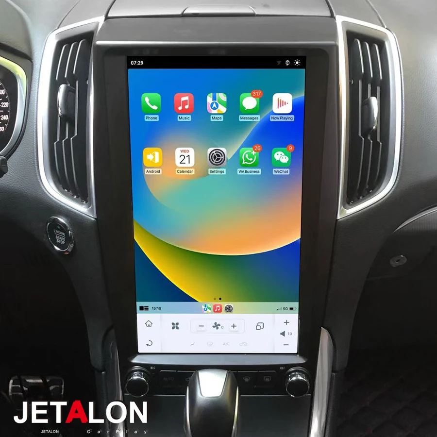 

13.6inch Android GPS Navigation Carplay Autoradio For Ford Edge 2015-2021 Stereo Car Multimedia Video Player Vertical Screen