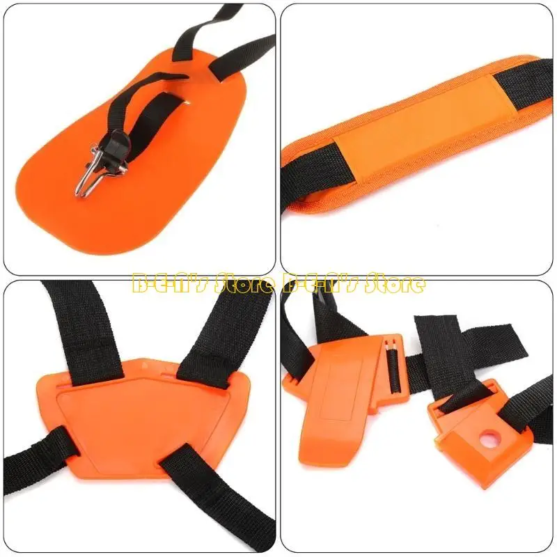 Y1AD Lightweight Supportive Grass Trimmer Harness For Frequent Lawn Care Activities