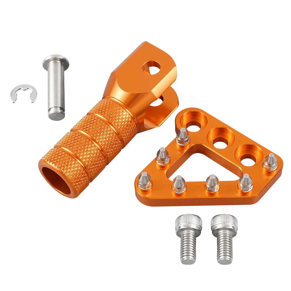 Nicecnc pedal de freio passo placa mudança shifter alavanca ponta para ktm 690 smc 950 supermotor enduro duke 2008-2009 990 aventura 03-06