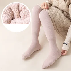 Toddler Baby Girl Thickened And Warm Tights Elastic Band Soild Soft Pantyhose Socks Autumn Winter Kids Fashion Legging 0-8Years