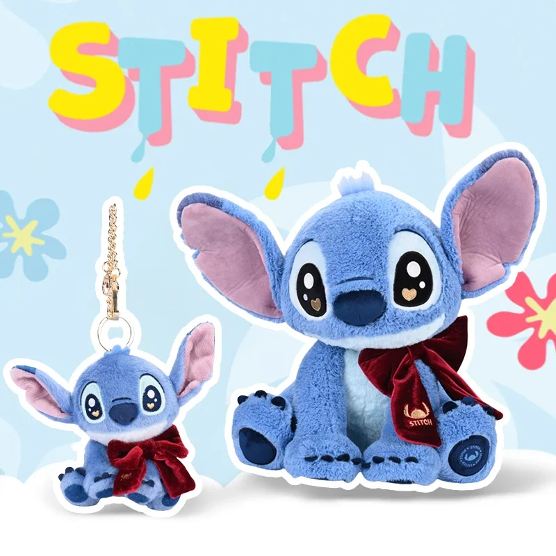 Disney Stitch Kawaii Stofftiere Puppe Schlüsselanhänger Rucksack Anhänger Spielzeug Cartoon & Niedliche Valentinstag