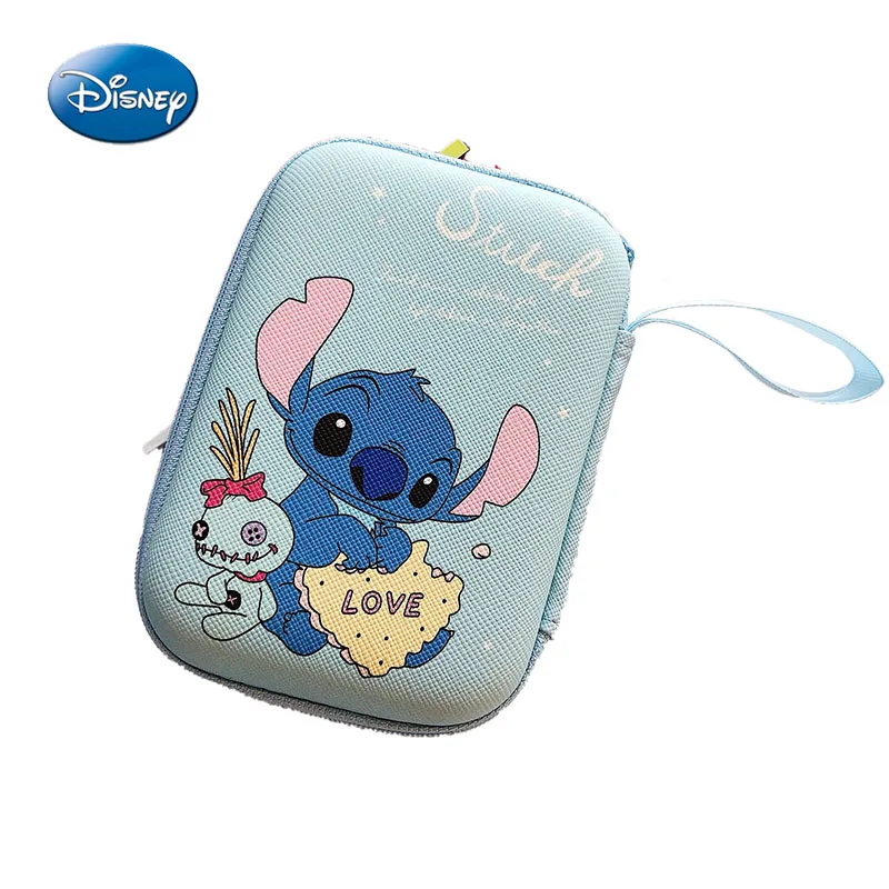 Disney Women Coin Purse Cute  Pooh Bear Stitch Cartoon Kids Wallets for Girls Cosmetics Bag Coin Storage Bag Kids Birthday Gifts