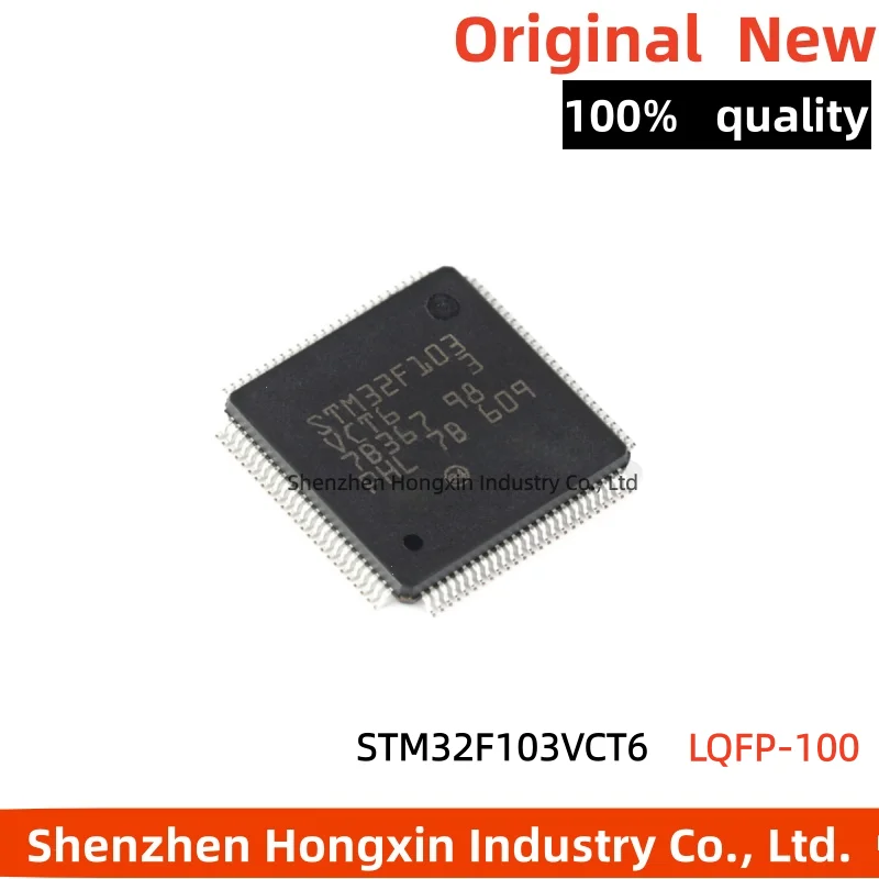 

1 piece STM32F103VCT6 LQFP-100 ARM Cortex-M3 32-bit microcontroller MCU