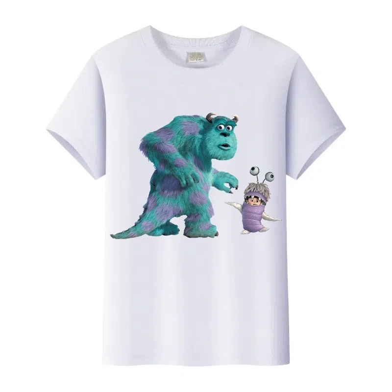 

Fashion Women Tshirt Disney Cartoon Monsters, Inc. Graphic Kids t-shirt Ladies Tees Gothic Man Tops Family Harajuku Girl Blouses