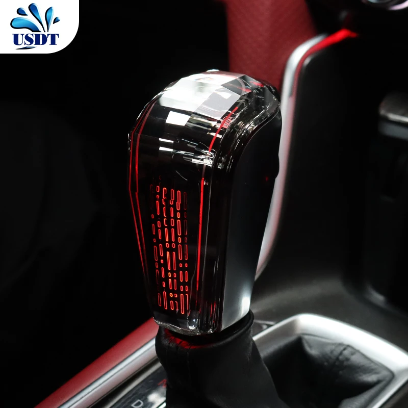 

For Honda Accord Civic 10th 11th 2023 2024 2022 2020 Crystal Car Gear Shift Knob Cover Gears Handle Shifter Modified Accessories