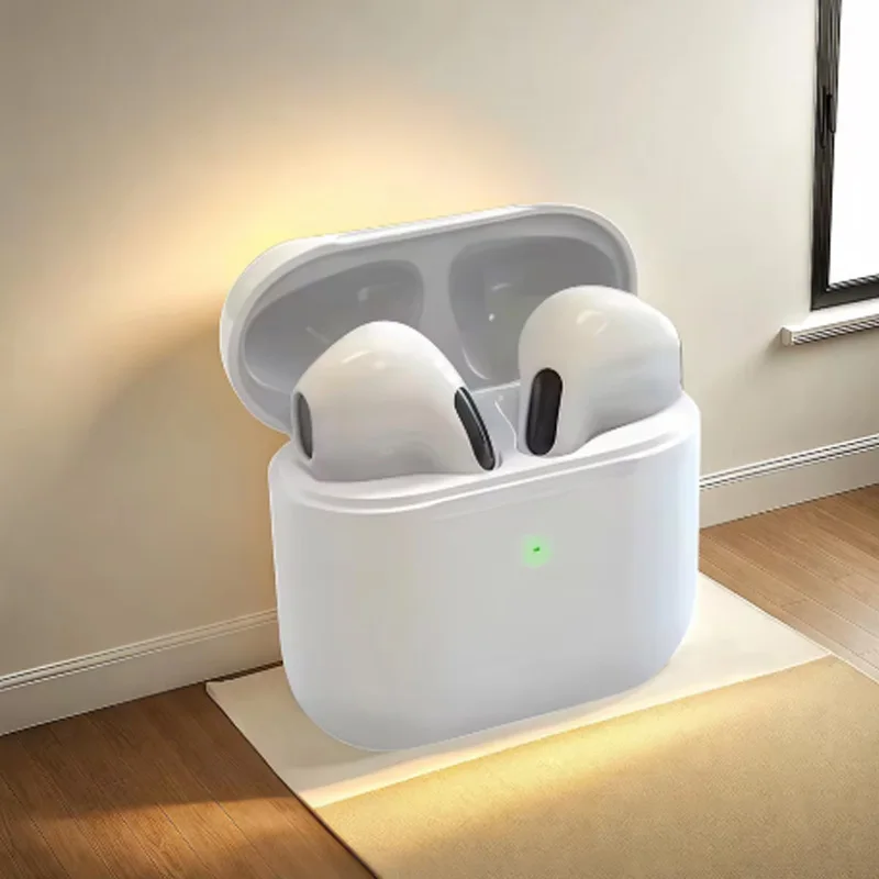 Pro4-Wireless headphones, compact and portable, in-ear wireless headphones with mini ear tips and a charging case