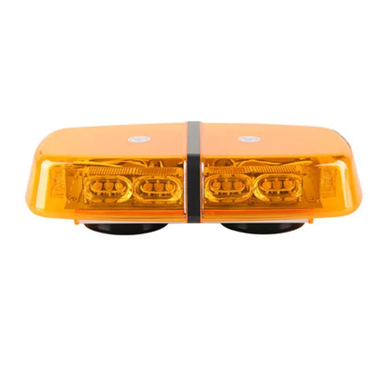 in Stock Supply Car Roof Warning Patrol Light Shining Light Engineering Road Rescue Car Magnetic Suction Flash Ceiling 12v-24v