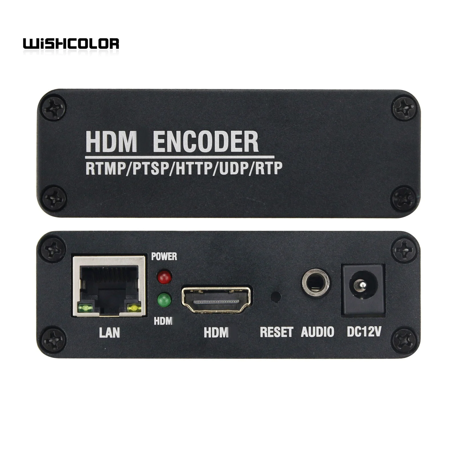 Wishcolor HDMI-compatible Encoder H265 Encoder Video Encoder HD MI to SRT/HLS Streaming for IPTV Game Live Streaming