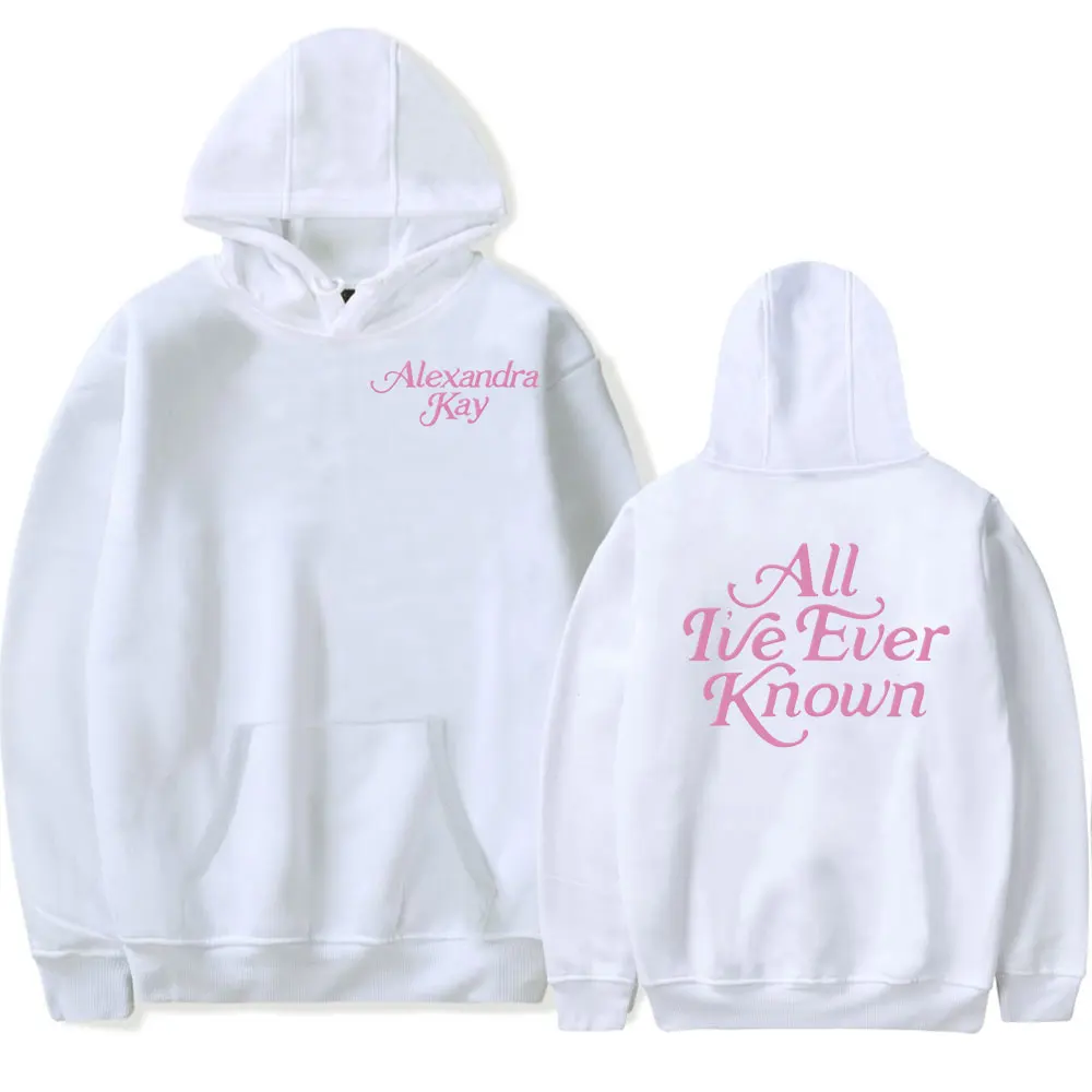 الكسندرا كاي كل ما أعرفه من أي وقت مضى هوديس ميرش النساء الرجال طويلة الأكمام أزياء عارضة مقنعين بلوزات #2