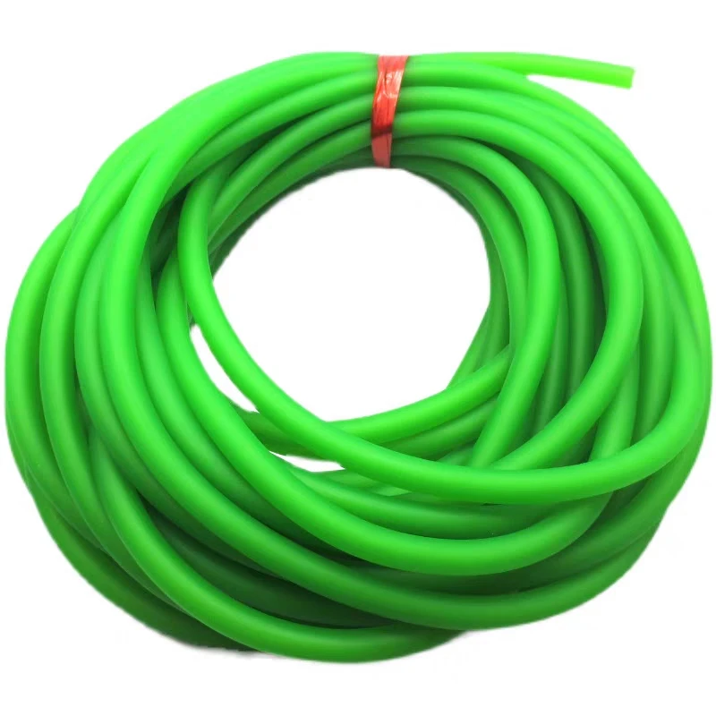 Imagem -06 - Verde Faixa de Borracha Natural Látex 310 Metros 3070 Tubo Puxar Corda os Tubos de Látex Torniquete Corda Elástico Slingshot Borracha Banda 3*7