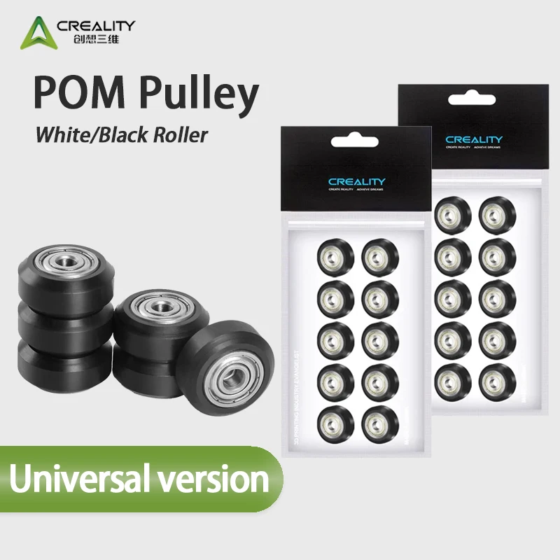 10pcs KP3S Pulley POM Pulley linear rail ball Bearing 3D Printer Parts Openbuilds Plastic Wheel for Ender-3 CR-10 3D Printers