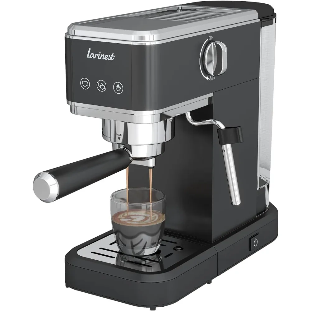 

Professional Espresso Maker with Milk Frother Steam,Espresso Coffee Machine with 40oz Removable Water Tank,Cappuccino and Latte