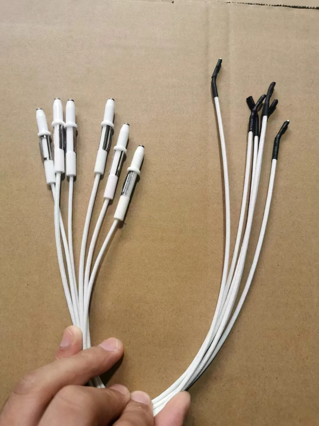 موقد غاز عالمي مشعل مستشعر نحاسي إبرة إشعال مع سلك لأجزاء إصلاح موقد الغاز المدمج #6