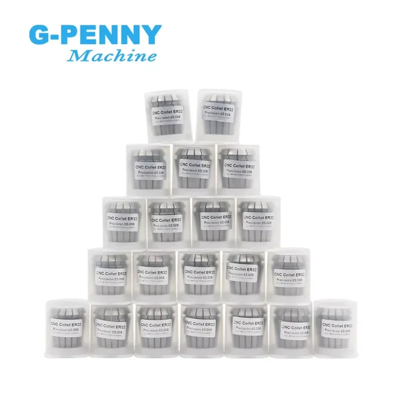 

G-Penny ER32 Spindle Collet Set High Precision 65Mn Material CNC Milling Cutter Lathe Tool Milling Collet Chucks