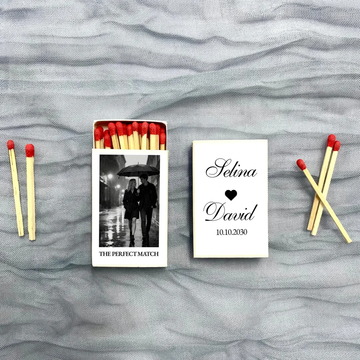 

Foiled wedding matchboxes, Gold Foil Matchboxes, Personalized Matchboxes, wedding Matchboxes, Let love sparkle, The perfect Matc