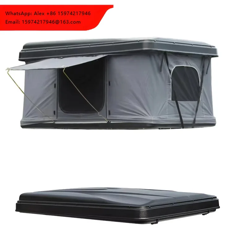 Waterproof 4 Person Roof Top Tent Car Rooftop Tent ABS Hard Shell Top Roof Tent For 4X4 Camping