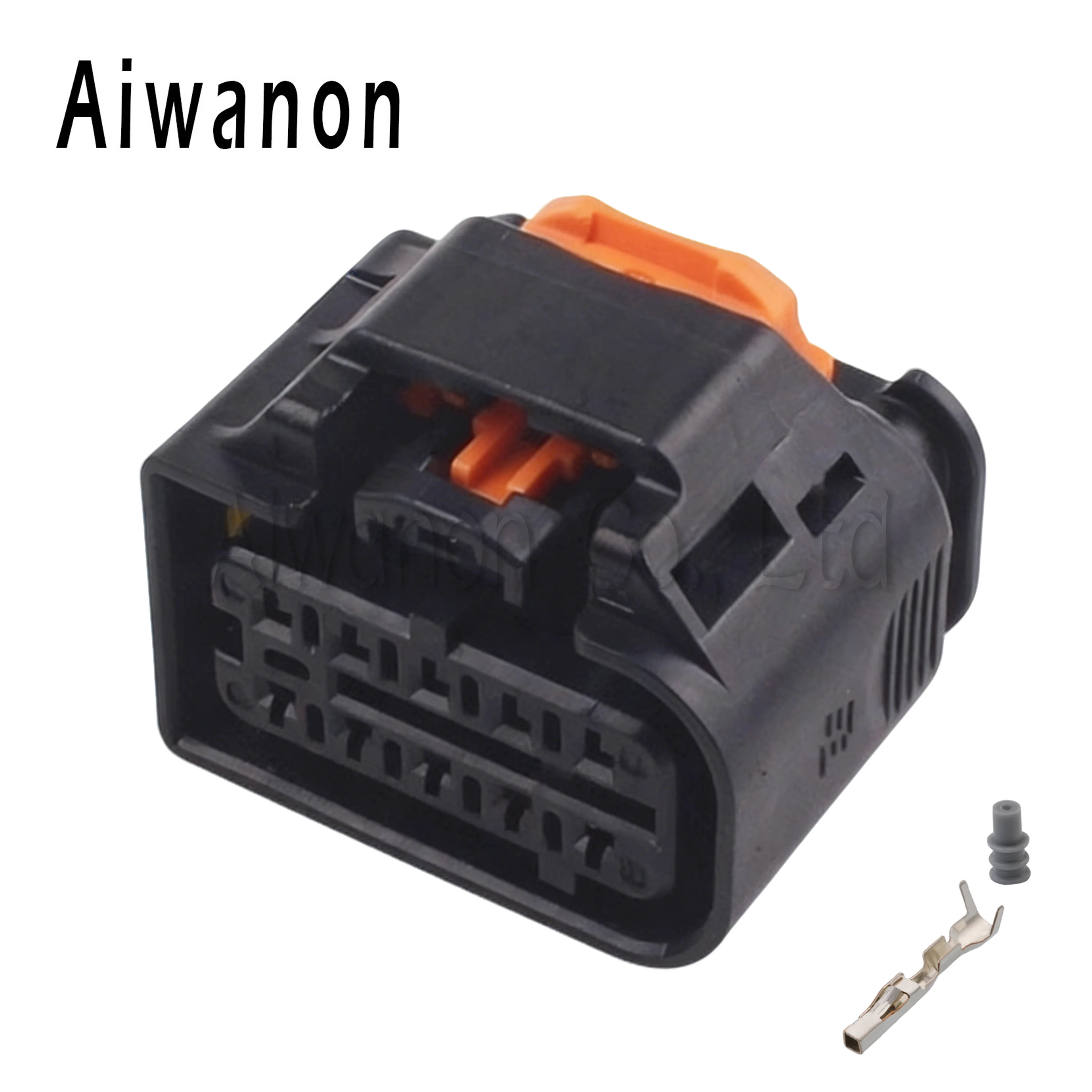 1 Set 10 Pin 1.2mm Auto Waterproof Headlight Electrical Connectors Plug Wire Harness for 1801600-1