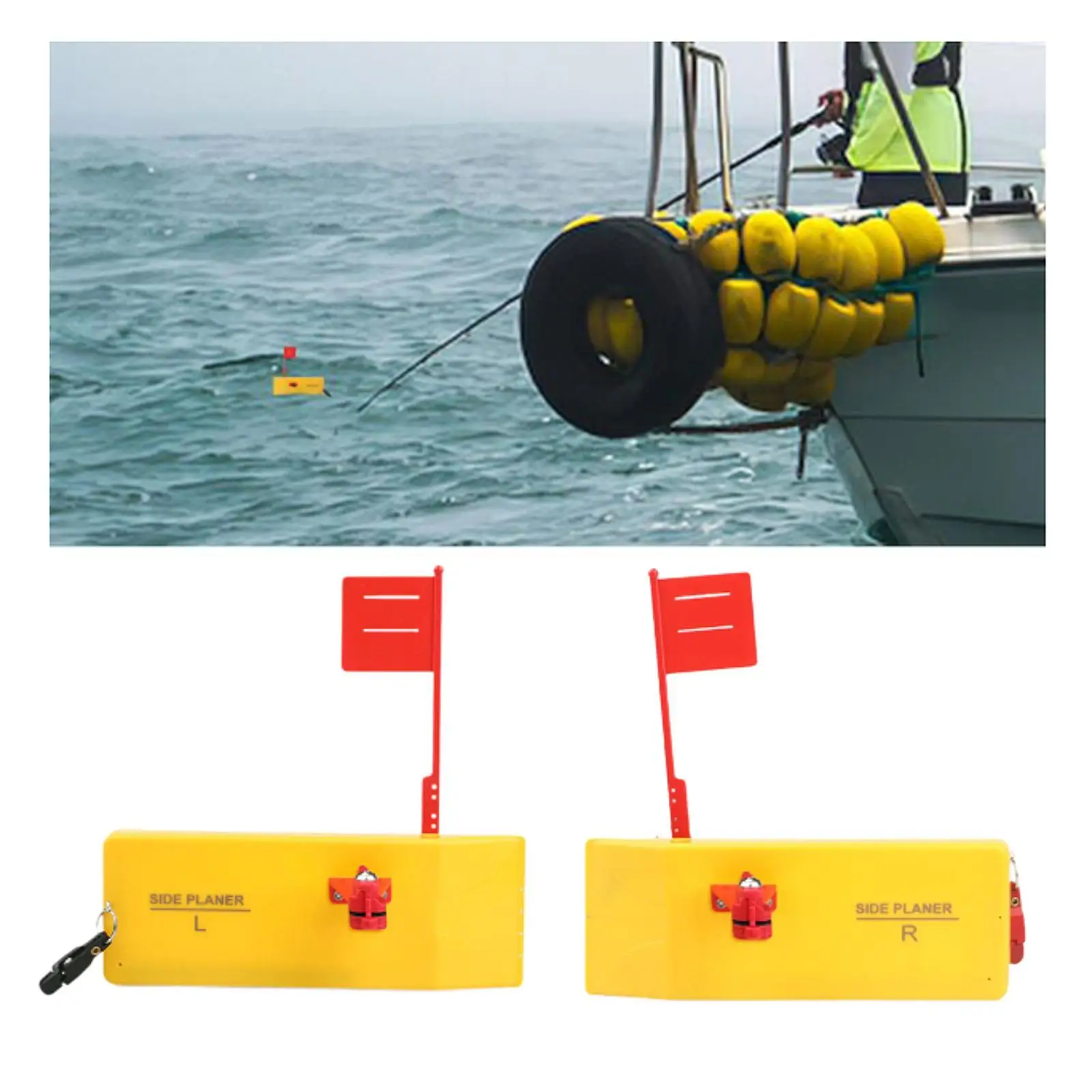 

Fishing Planer Board Medium Side Planer for Boat Fishing River in/Offshore