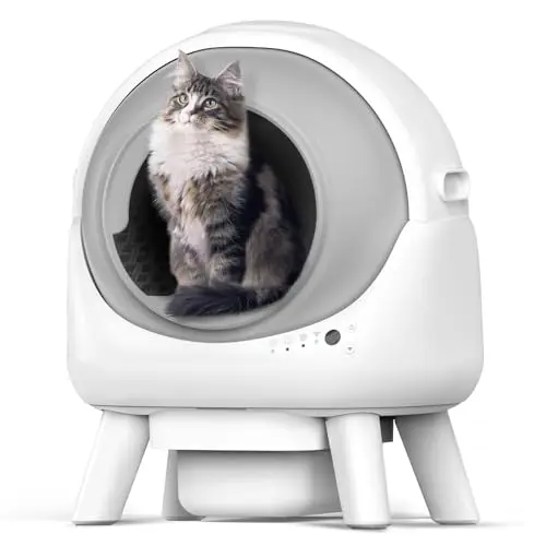 

Самоочищающийся лоток для кошек Orbitie: автоматический туалет для нескольких кошек с управлением через приложение