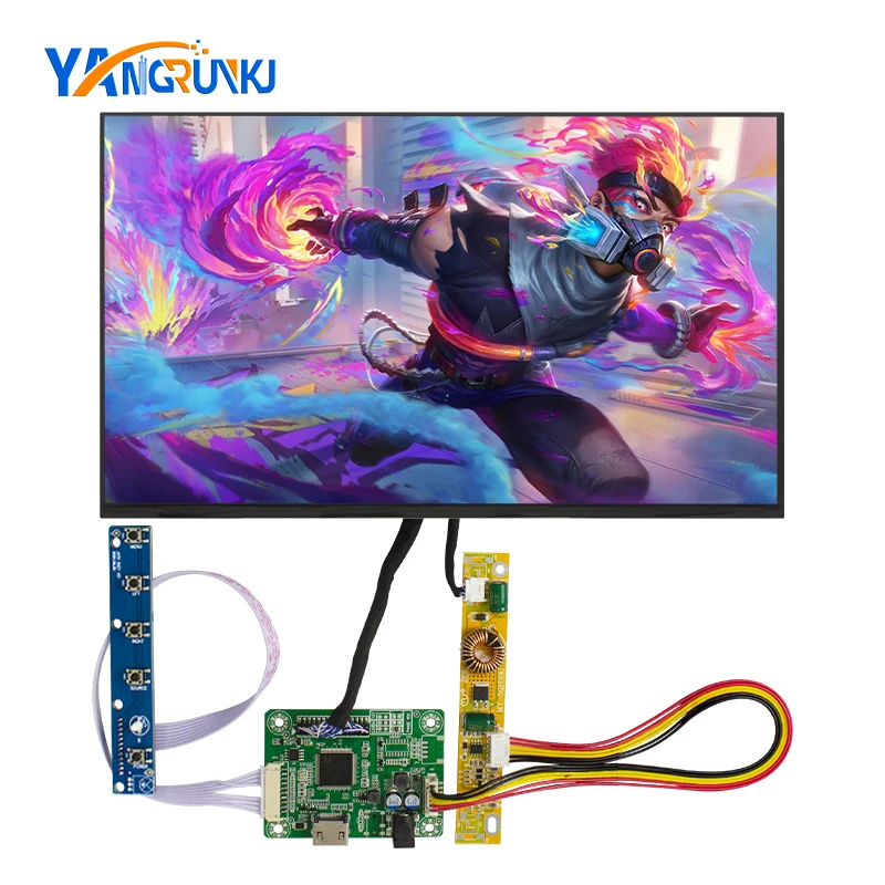 14.6Inch screen AV146FHM-N10 1920*1080 LVDS 60Pins LCD with HDMI Driver Board for Outdoor Industrial Monitor Vehicle Display