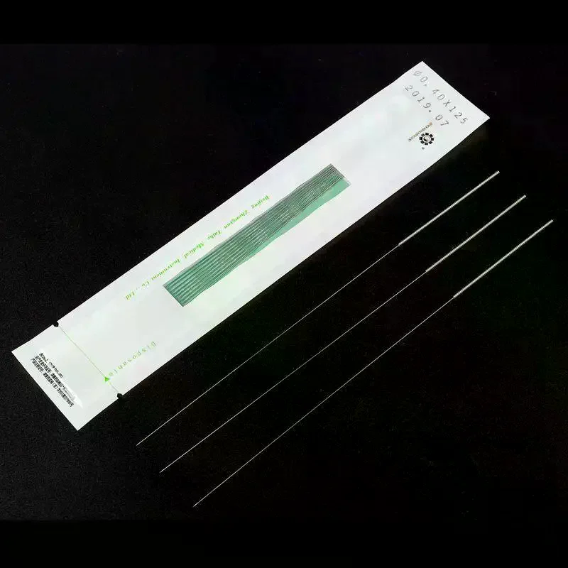 90/100/125pcs/Box  Disposable Acupuncture Needles 0.25mm To 0.4mm Sterile Stainless Steel Needles For Acupuncture Therapy
