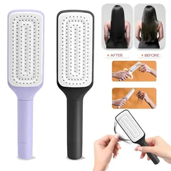 1/2pcs Telescopic Massage Airbag Comb Self Cleaning Hairbrush One-key Cleaning Hair Loss Scalp Massage Comb Hairdressing Tools