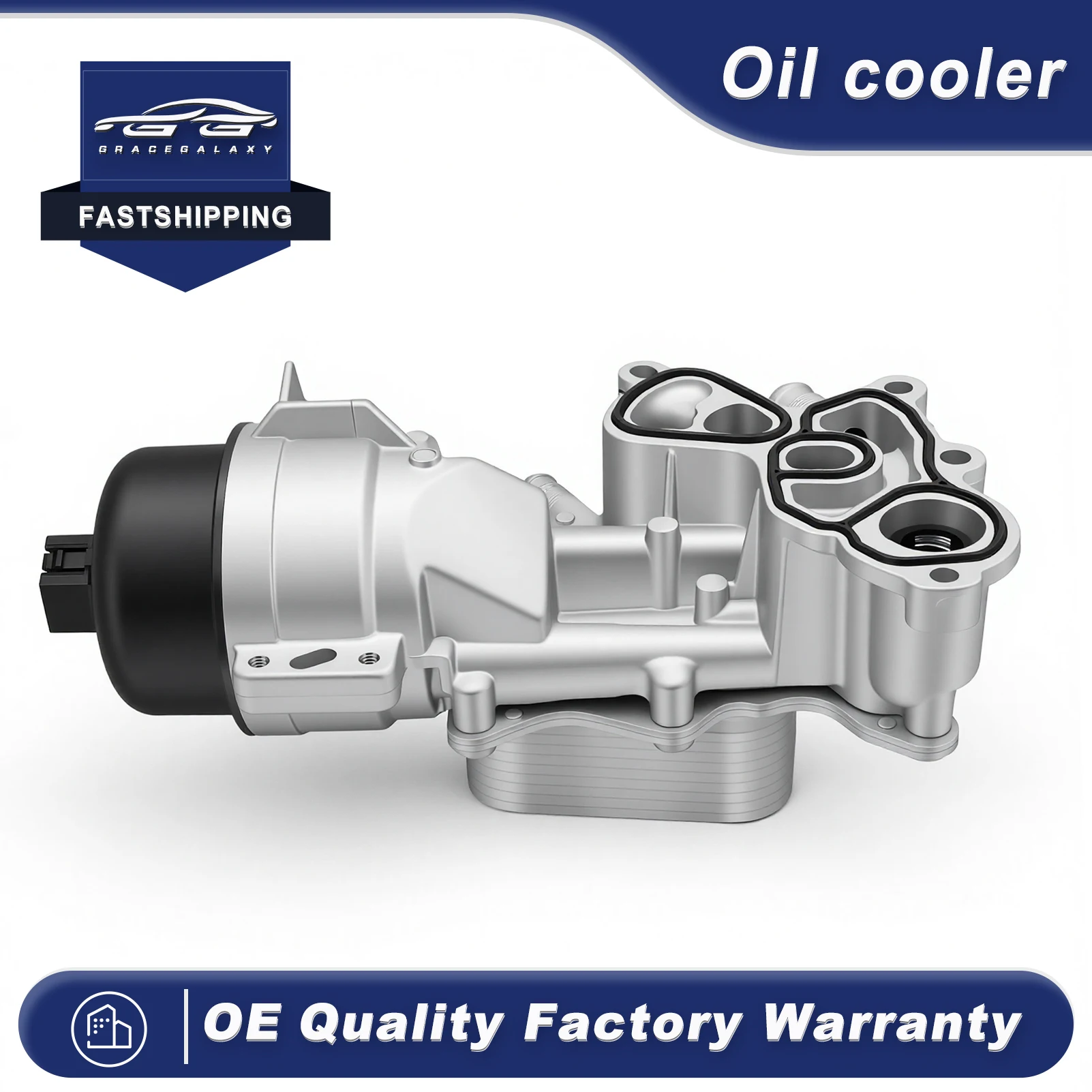 11428643745 11427583112 Engine Oil Cooler Filter Housing For Peugeot 408 308CC 3008 For Citroen C4 DS5 MINI 1.6 THP view 2