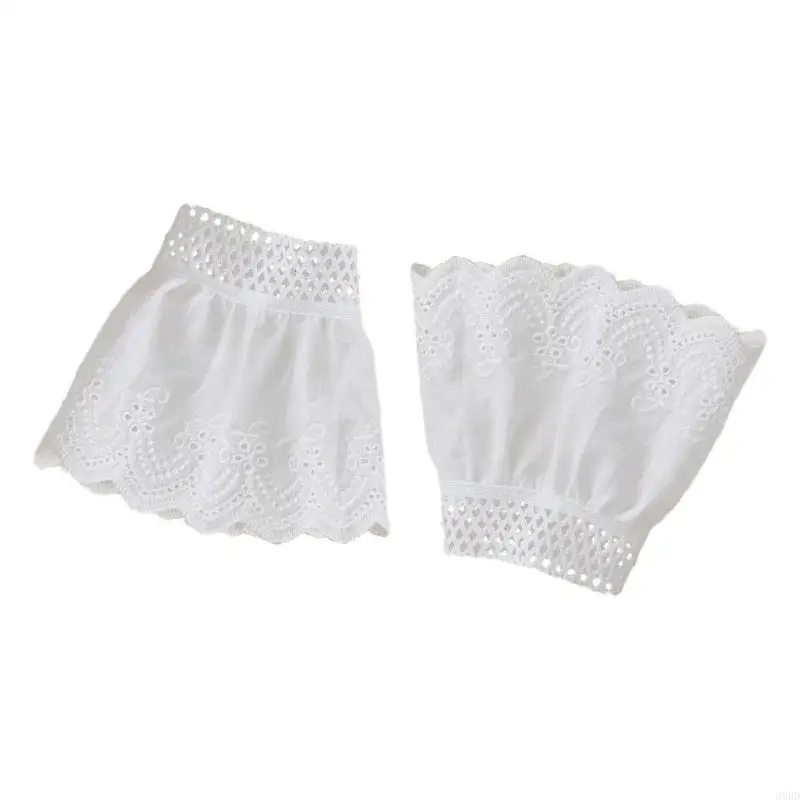 Wrist Cuffs For Shirts Sweater Lace False Sleeve Ornament Flared Ruffled Flared Sleeves False Wrist Cuffs