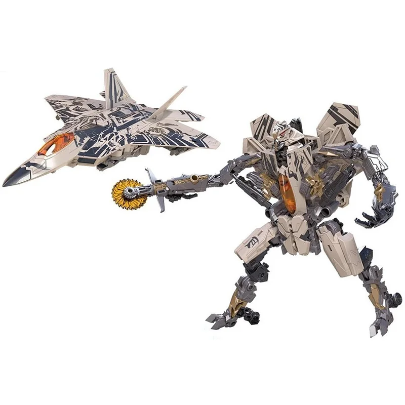 Hasbro transformadores estúdio série ss21 starscream 18cm voyager classe anime original figura de ação modelo brinquedo presente coleção