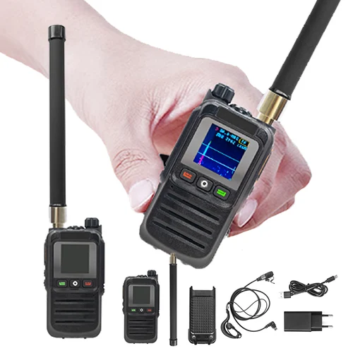 드론 탐지기 3 언어 30MHz-6.4GHz 다양한 UAV 정확한 감지를 위한 매우 넓은 범위의 내장 6000mah 배터리